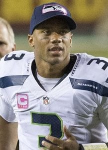 Russell Wilson Superbowl QB for the Seattle Seahawks
