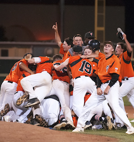 Vacaville Baseball wins first section title.